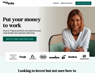 investlikeaysha.com screenshot