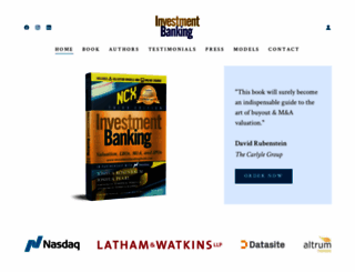 investmentbankingbook.com screenshot