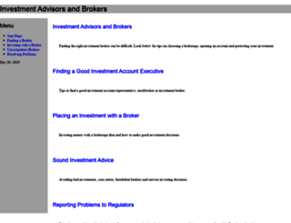 investmentbrokers.quantific.com screenshot