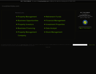 investmentdata.com screenshot