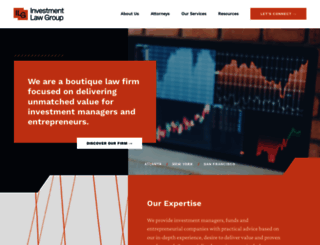 investmentlawgroup.com screenshot
