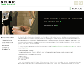 investor.gmcr.com screenshot