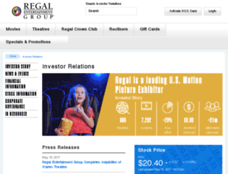 investor.regmovies.com screenshot