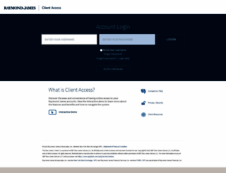 investoraccess.rjf.com screenshot