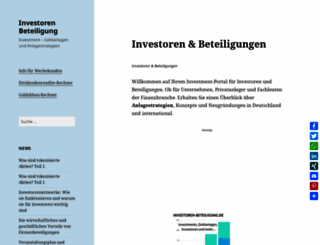 investoren-beteiligung.de screenshot