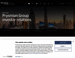 investoren.prysmian.com screenshot