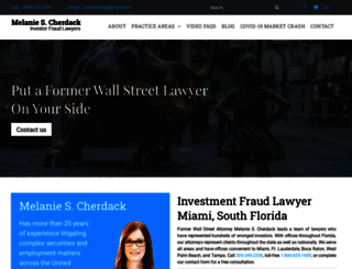 investorfraudlaw.com screenshot