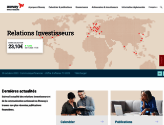 investors.axway.com screenshot