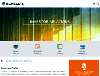 investors.echelon.com screenshot