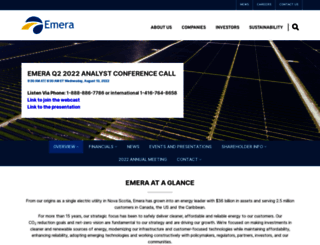 investors.emera.com screenshot