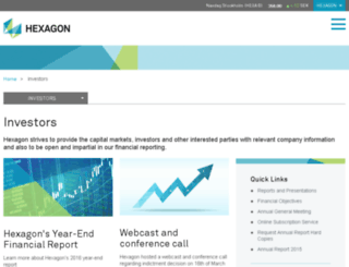 investors.hexagon.com screenshot