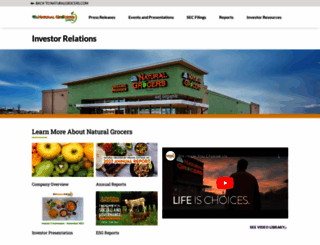 investors.naturalgrocers.com screenshot