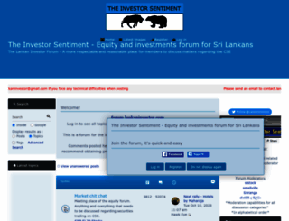 investorsentiment.forumotion.net screenshot
