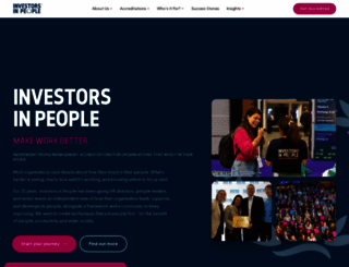 investorsinpeople.com screenshot