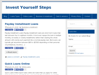 investyourselfsteps.com screenshot