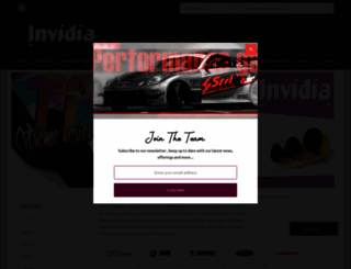 invidia-europe.com screenshot