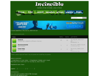 invincible.ativoforum.com screenshot