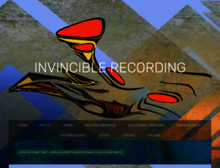 invinciblemusic.com screenshot