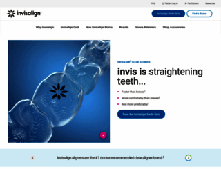 invisalign.com screenshot
