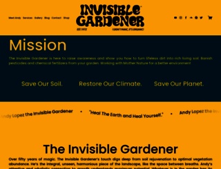 invisiblegardener.com screenshot