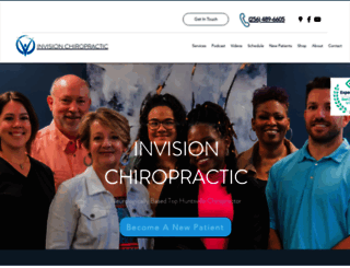 invisionchiropractic.com screenshot