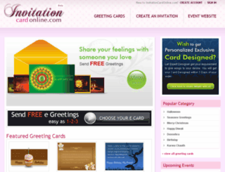 invitationcardonline.com screenshot