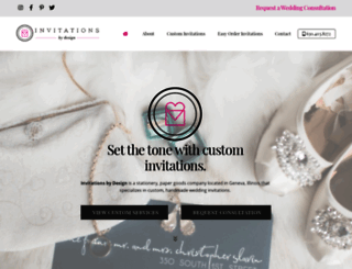 invitationsbydesign.com screenshot