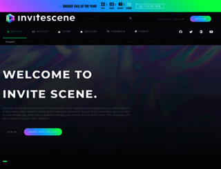 invitescene.com screenshot
