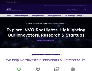 invo.northwestern.edu screenshot