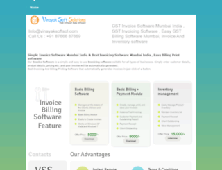 invoice-billing-printing-software-mumbai.in screenshot
