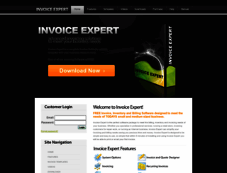 invoiceexpert.com screenshot
