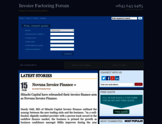 invoicefactoringforum.com screenshot
