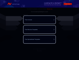 invoicetemplatepro.com screenshot