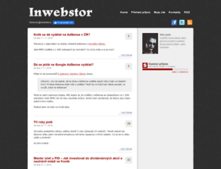inwebstor.cz screenshot