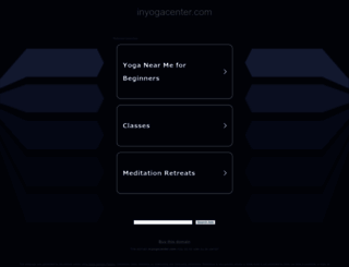 inyogacenter.com screenshot