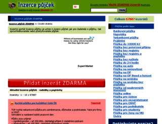 inzerce-pujcky.cz screenshot