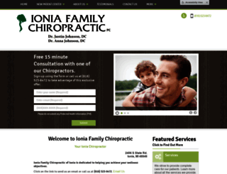 ioniafamilychiro.com screenshot