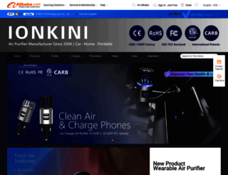 ionkini.en.alibaba.com screenshot