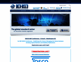 iosco.org screenshot
