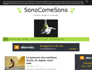 iosonocomesono.altervista.org screenshot