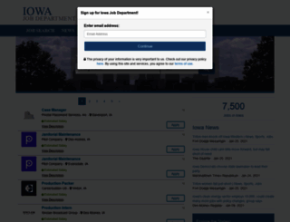 iowajobdepartment.com screenshot