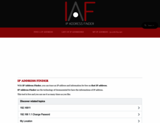 ip-address-finder.com screenshot