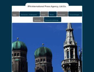 ipa-pressagency.com screenshot
