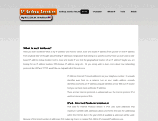 ipaddresslocation.org screenshot