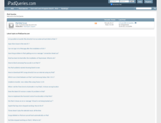 ipadqueries.com screenshot