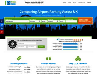 iparkairportparking.co.uk screenshot