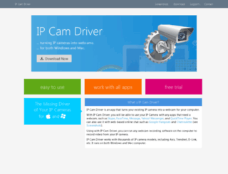 ipcamdriver.com screenshot