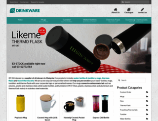 ipcdrinkware.com screenshot