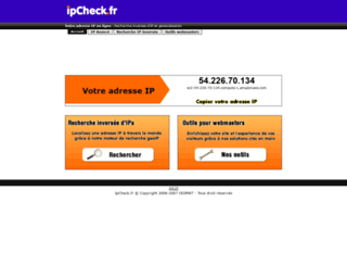 ipcheck.fr screenshot