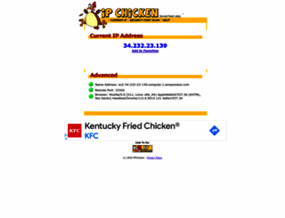 What Is My IP Address, chicken IP address